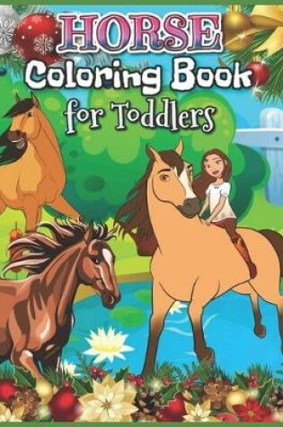 Cover of Horse Coloring Book for Toddlers