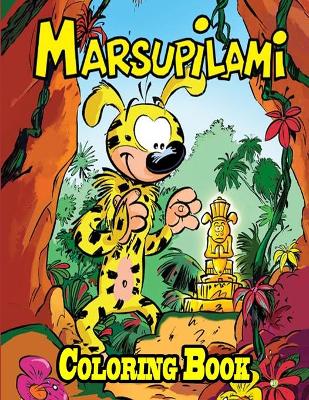 Book cover for Marsupilami Coloring Book