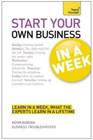 Cover of Start Your Own Business in a Week