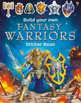 Book cover for Build Your Own Fantasy Warriors Sticker Book