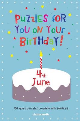 Book cover for Puzzles for you on your Birthday - 4th June
