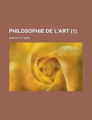 Book cover for Philosophie de L'Art (1 )