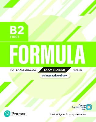 Book cover for Formula B2 First Exam Trainer and Interactive eBook with Key with Digital Resources & App