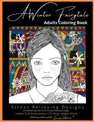 Book cover for A Winter Fairytale Coloring Book For Adults