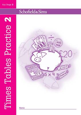 Book cover for Times Tables Practice Book 2