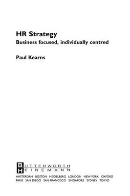 Book cover for HR Strategy