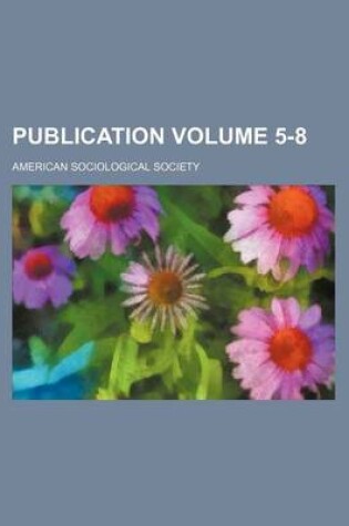 Cover of Publication Volume 5-8