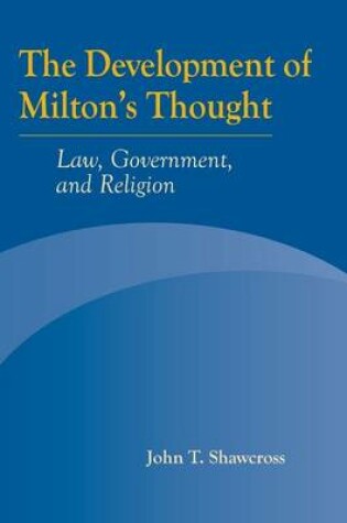 Cover of The Development of Milton's Thought