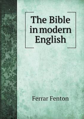 Book cover for The Bible in modern English