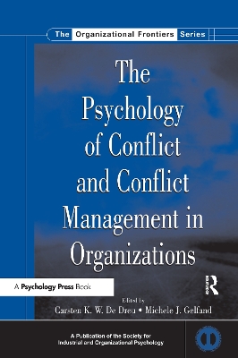 Book cover for The Psychology of Conflict and Conflict Management in Organizations