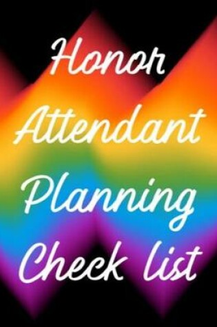 Cover of Honor Attendant Planning Check List