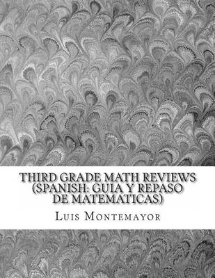 Book cover for Third Grade Math Reviews (Spanish