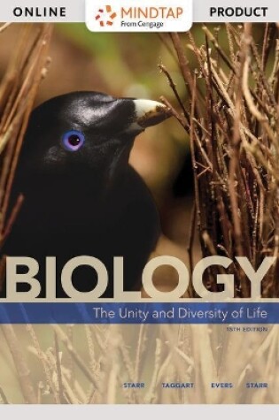 Cover of Mindtap Biology, 2 Terms (12 Months) Printed Access Card for Starr/Taggart/Evers/Starr's Biology: The Unity and Diversity of Life