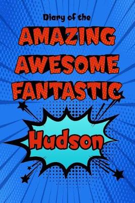 Book cover for Diary of the Amazing Awesome Fantastic Hudson