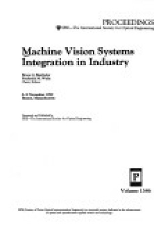 Cover of Machine Vision Systems Integration in Industry