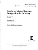 Book cover for Machine Vision Systems Integration in Industry