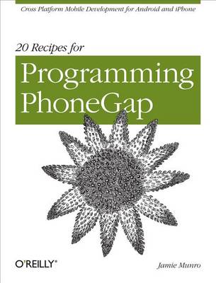 Book cover for 20 Recipes for Programming Phonegap