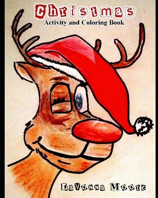 Book cover for Christmas Activity and Coloring Book