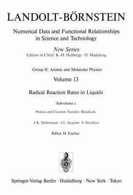 Book cover for Proton and Electron Transfer. Biradicals / Protonen- und Elektronenaustauschreaktionen. Biradikale