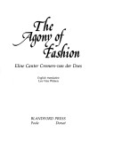 Book cover for Agony of Fashion