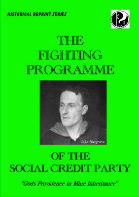 Book cover for The Fighting Programme of the Social Credit Party