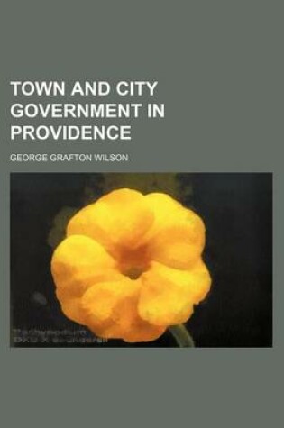 Cover of Town and City Government in Providence