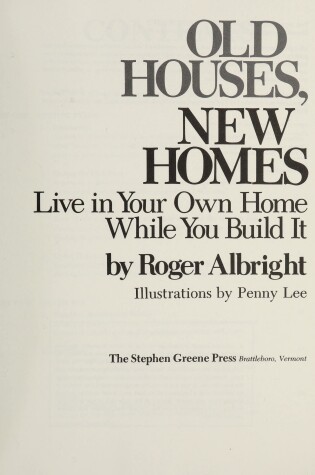 Cover of Old Houses, New Homes