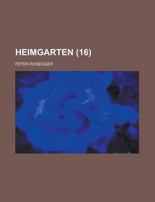 Book cover for Heimgarten (16 )