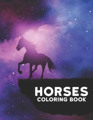 Book cover for Coloring Book Horses