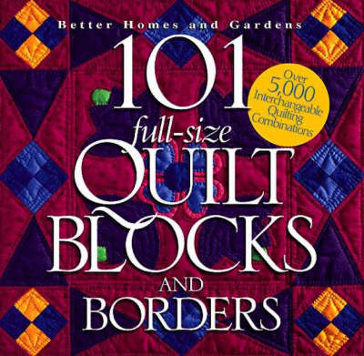 Book cover for 101 Full-size Quilt Blocks and Borders