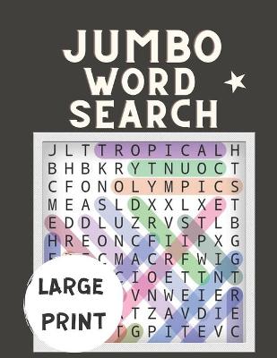 Book cover for Jumbo Word Search Large Print