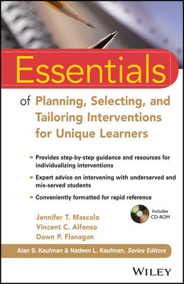 Cover of Essentials of Planning, Selecting, and Tailoring Interventions for Unique Learners