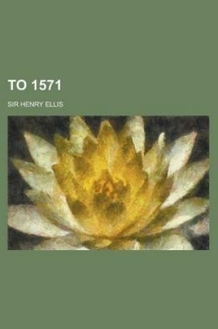 Cover of To 1571