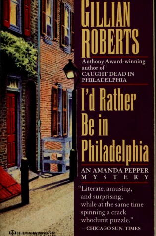 Cover of I'd Rather be in Philadelphia