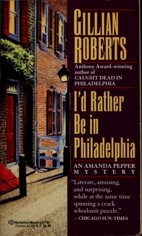 Book cover for I'd Rather be in Philadelphia