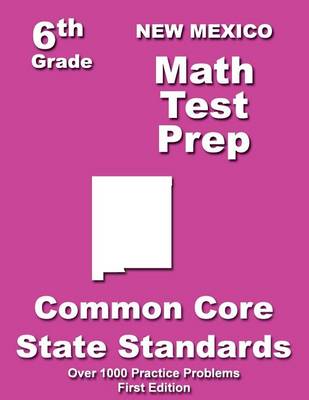 Book cover for New Mexico 6th Grade Math Test Prep