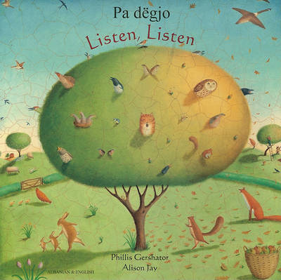 Book cover for Listen, Listen in Albanian and English