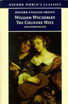 Book cover for "The Country Wife and Other Plays
