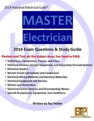 Book cover for 2014 Master Electrician Exam Questions and Study Guide