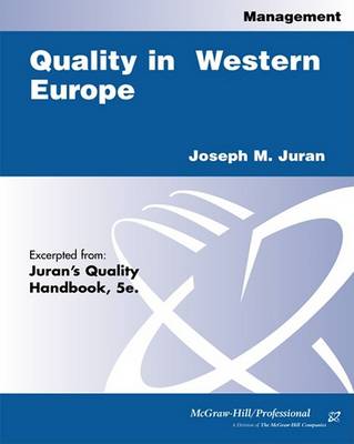 Book cover for Quality in Western Europe