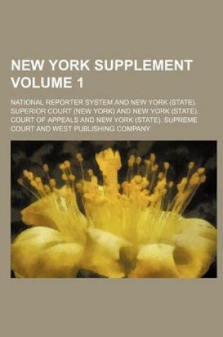 Cover of New York Supplement Volume 1