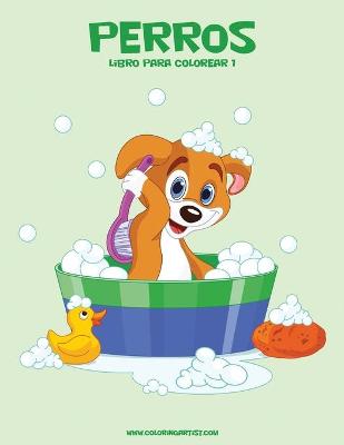 Book cover for Perros libro para colorear 1