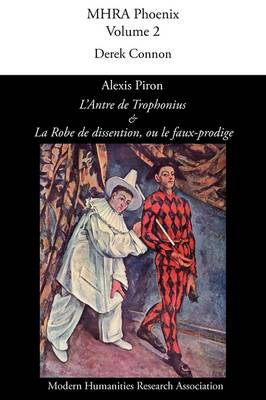 Book cover for Alexis Piron, 'L'antre de Trophonius' Et 'la Robe de Dissention, Ou Le Faux-Prodige'