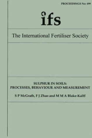 Cover of Sulphur in Soils