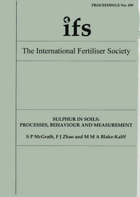 Cover of Sulphur in Soils
