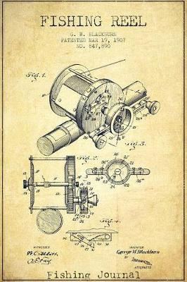 Book cover for Fishing Reel Fishing Journal