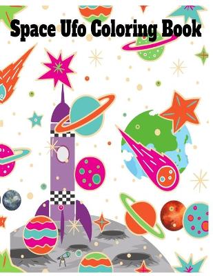 Book cover for Space Ufo Coloring Book