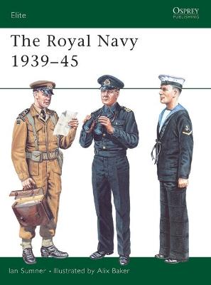 Book cover for The Royal Navy 1939-45