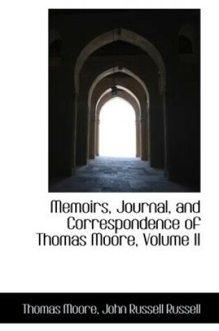 Cover of Memoirs, Journal, and Correspondence of Thomas Moore, Volume II