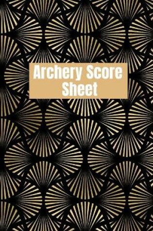 Cover of Archery score sheet